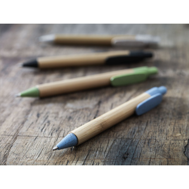 Logo trade meene pilt: Bamboo Wheat Pen nisuõlgedest pastapliiats