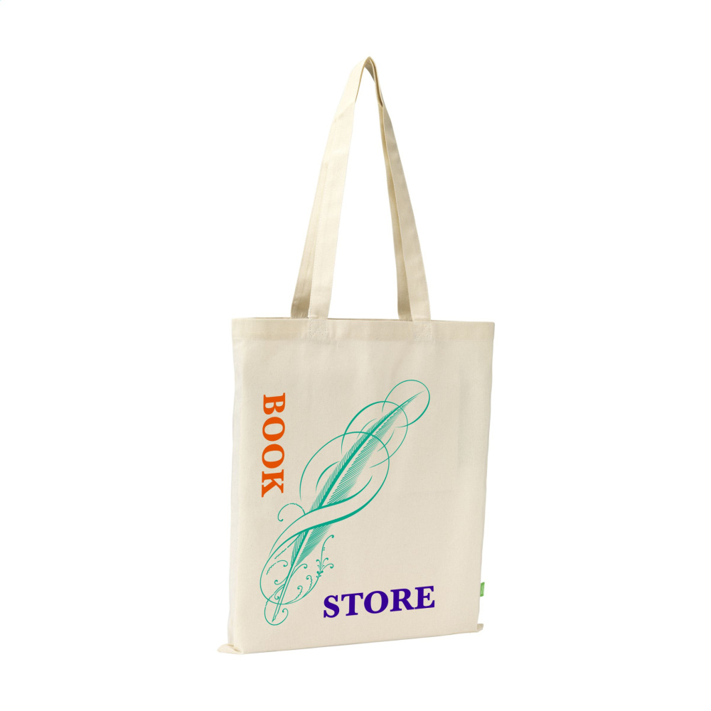 Logotrade meened pilt: Orgaanilisest puuvillast GOTS Shopper kott (140 g/m²).