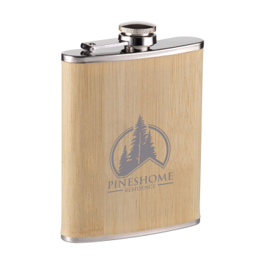Logotrade ärikingid pilt: Hipflask Bamboo 200 ml joogipudel
