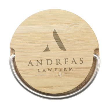 Logotrade firmakingituse foto: Nikko 330 ml bambusest termopudel/termotass