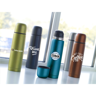 Logo trade reklaamkingi pilt: Frosted Bottle RCS Recycled Steel 500 ml termopudel