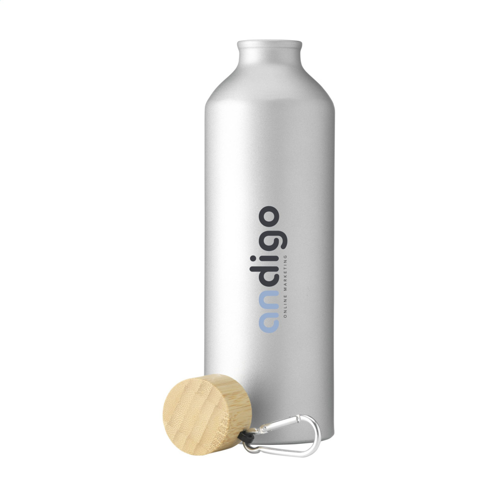 Logotrade meene foto: AluBamboo GRS Recycled Alu 750 ml veepudel
