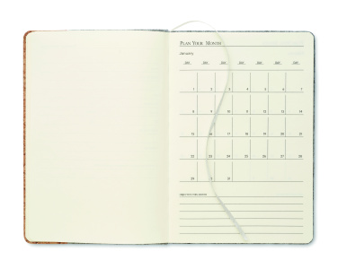 Logotrade meened pilt: CORKBOOK A5 RPET korgist märkmik