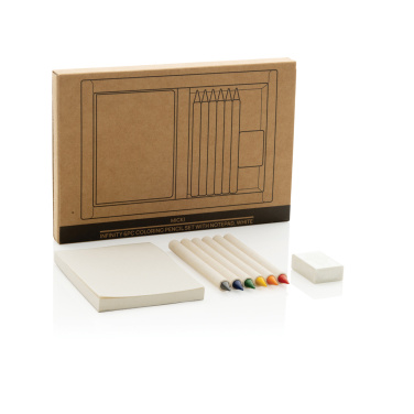 Logo trade firmakingitused foto: Micki GRS infinity 6tk värvipliiatsi komplekt koos märkmikuga