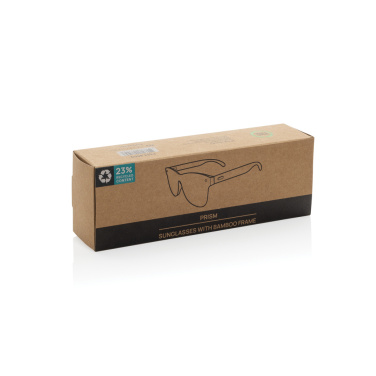 Logo trade firmakingid foto: Bambusraamiga Prism RCS taaskasutatud plastikust päikeseprillid