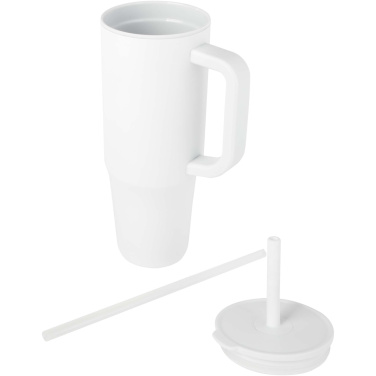 Logo trade reklaamkingituse pilt: Brady 900 ml RCS-sertifikaadiga termoskruus silikoonkõrrega