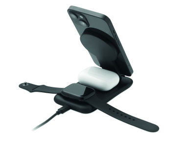 Logo trade ärikingid foto: 3-ühes juhtmevaba laadija 15W PENDOLESS