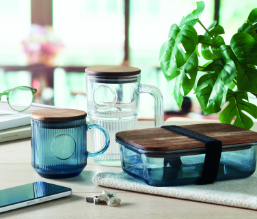 Logo trade reklaamtooted foto: Ribiline klaasist kruus 300ml VITRIO MUG