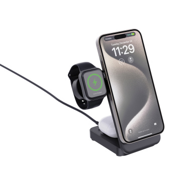 Logotrade reklaamtooted pilt: Urban Vitamin Arcadia RCS plastikust 15W 3in1 magnetiline laadija