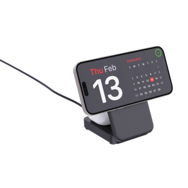 Logotrade ärikingituse foto: Urban Vitamin Arcadia RCS plastikust 15W 3in1 magnetiline laadija