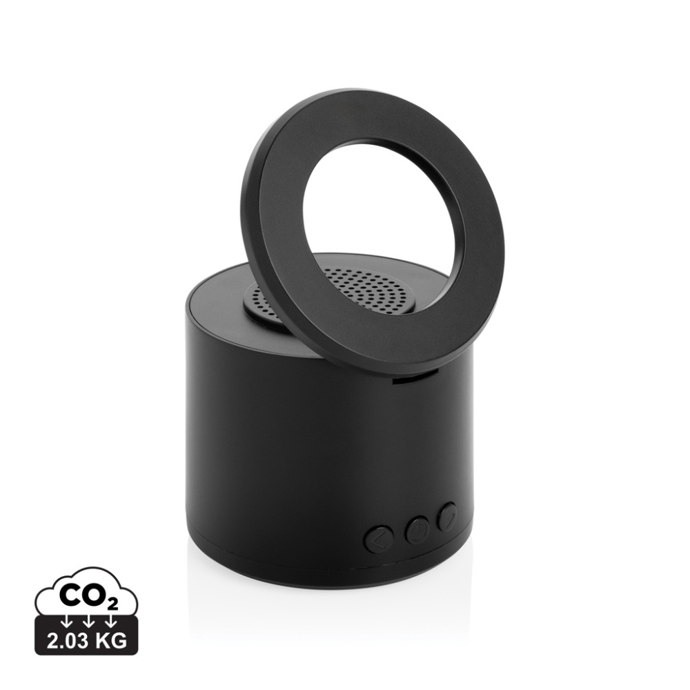 Logo trade reklaamtoote pilt: Magpulse RCS taaskasutatud plastist 3W kõlar magnetilise hoidikuga