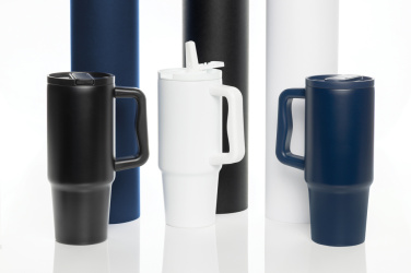 Logo trade firmakingitused foto: Embrace lekkekindel roostevabast terasest kruus 900ml