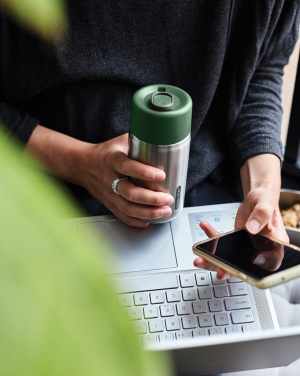 Logotrade meene foto: Black+Blumi lekkekindel reisitass roostevabast terasest