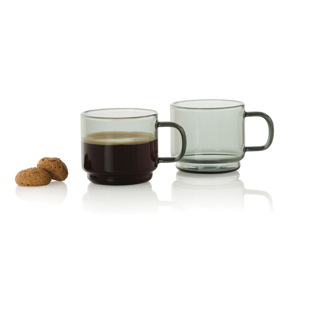 Logotrade reklaamtooted pilt: AdHoc Impact espressotassid 70ml, 2 tk komplekt