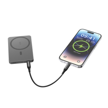 Logo trade reklaamtoote pilt: Urban Vitamin Marin 5000mAh magnetiline 15W juhtmevaba akupank