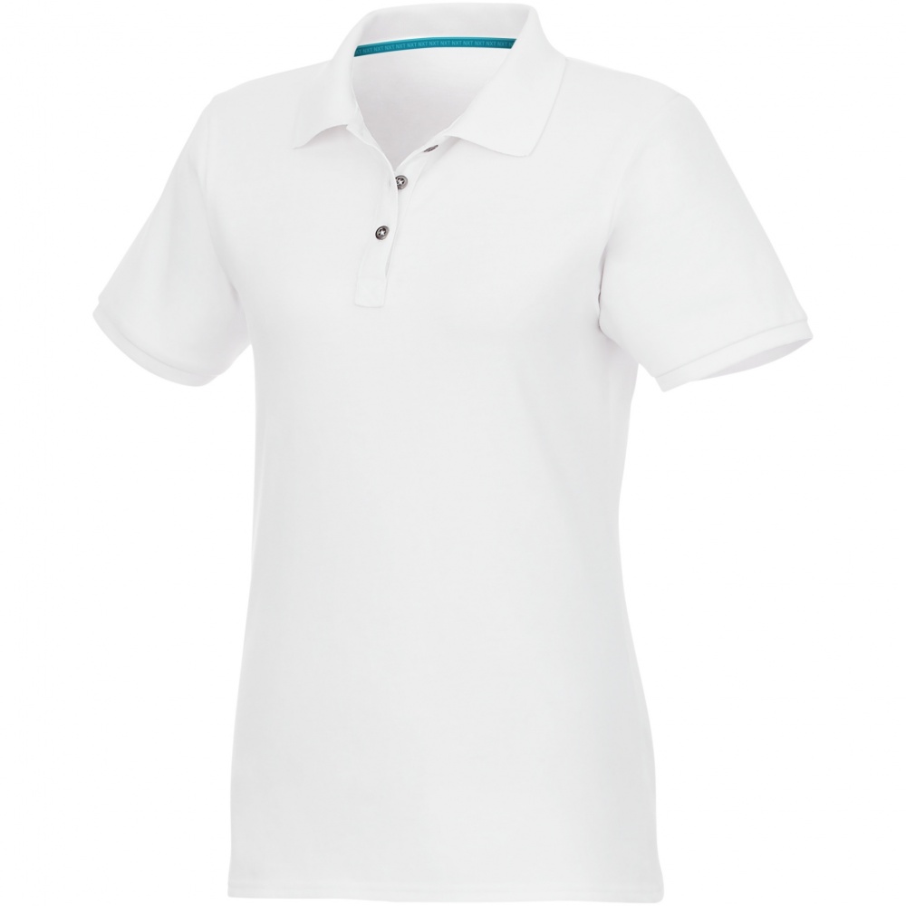 Logo trade mainoslahjat tuotekuva: Beryl short sleeve women's organic recycled polo