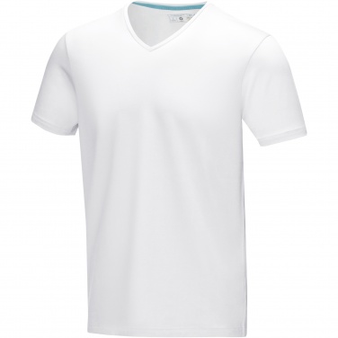 Logotrade liikelahjat kuva: Kawartha short sleeve men's organic V-neck t-shirt