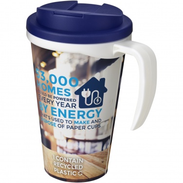 Logo trade mainoslahja ja liikelahja tuotekuva: Brite-Americano® Grande 350 ml muki, läikyttämätön kansi