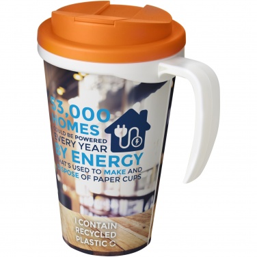Logo trade liikelahja mainoslahja tuotekuva: Brite-Americano® Grande 350 ml muki, läikyttämätön kansi