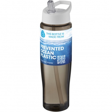 Logotrade mainoslahja ja liikelahja kuva: H2O Active® Eco Tempo 700 ml:n urheilujuomapullo nokallisella korkilla