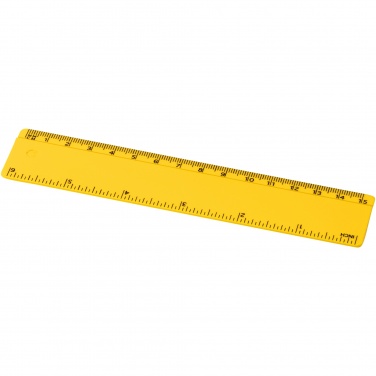 Logotrade liikelahja mainoslahja kuva: Refari 15 cm:n viivain kierrätetystä muovista