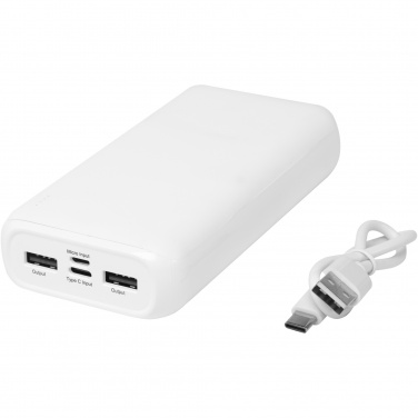 Logo trade liikelahja kuva: Electro 20 000 mAh:n varavirtalähde kierrätetystä muovista 