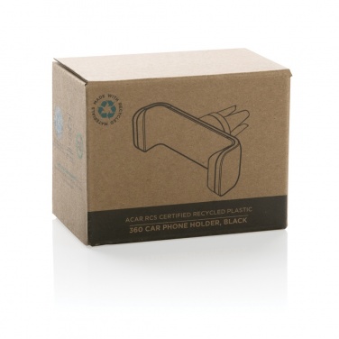 Logo trade mainoslahja kuva: Acar 360 puhelinpidike autoon RCS kierrätysmuovista