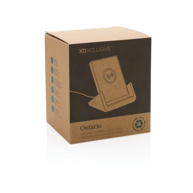 Logo trade mainoslahjat tuotekuva: Ontario RCS 10W latauspidike kierrätetystä muovista