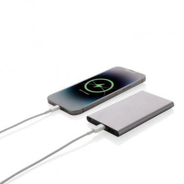 Logotrade liikelahja tuotekuva: 4000mAh virtapankki USB-C:llä RCS muovista/alumiinista