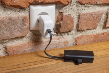 Logo trade liikelahjat tuotekuva: Powerlink RCS 3000mAh virtapankki USB-C:llä muovista
