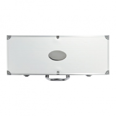 Logotrade liikelahja mainoslahja kuva: 12 kpl BBQ-setti alumiinirasiassa