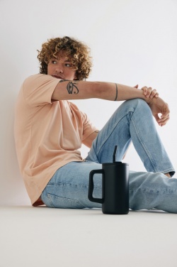 Logo trade mainoslahja ja liikelahja tuotekuva: Cube RCS -sertifioitu muki kierrätetystä teräksestä 800ml