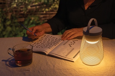 Logo trade mainoslahja kuva: Aurora USB-ladattava pöytävalaisin RCS kierrätysmuovista