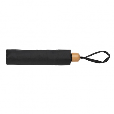 Logotrade liikelahjat mainoslahjat tuotekuva: 20.5" Impact AWARE™ RPET 190T Pongee bambusateenvarjo