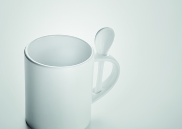 Logo trade mainoslahja kuva: Muki ja lusikka