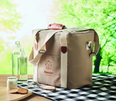 Logo trade liikelahjat mainoslahjat kuva: Kylmälaukku canvas  450gr/m²