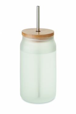 Logotrade liikelahja mainoslahja kuva: Lasipurkki 400 ml