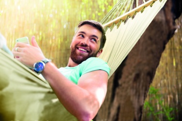 Logotrade mainoslahjat kuva: Polycotton riippumatto