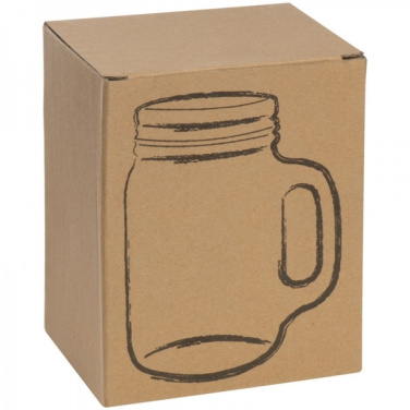 Logotrade mainoslahja ja liikelahja kuva: Juomalasi kahvalla ja kannella TREVISO 450 ml