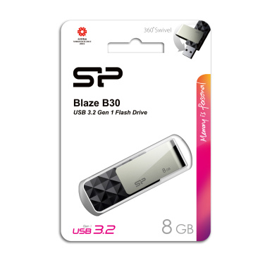 Logotrade mainoslahjat kuva: Pendrive Silicon Power Blaze B30 3.1