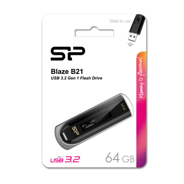 Logotrade mainoslahjat kuva: Pendrive Silicon Power Blaze B21 3.1