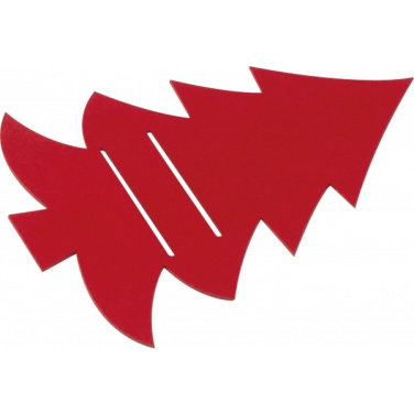 Logotrade liikelahjat kuva: Ruokailuvälinetyyny joulukuusen muotoinen DUFFEL