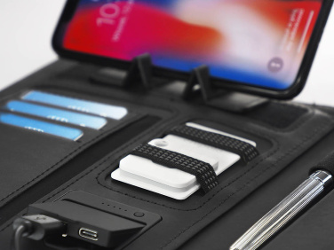 Logo trade mainoslahjat tuotekuva: HERMANO Power Bank Organizer 54713000