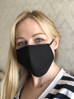 Logo trade mainoslahjat ja liikelahjat kuva: BLACK-BLACK puuvillamaski 140116500