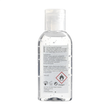 Logotrade mainostuotet kuva: Caring Hygienic Hand Gel 50 ml
