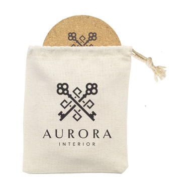 Logotrade mainoslahjat kuva: Cork Coaster Set