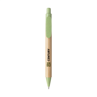 Logotrade liikelahjat mainoslahjat tuotekuva: Bamboo Wheat Pen vehnäolki kuulakärkikynä