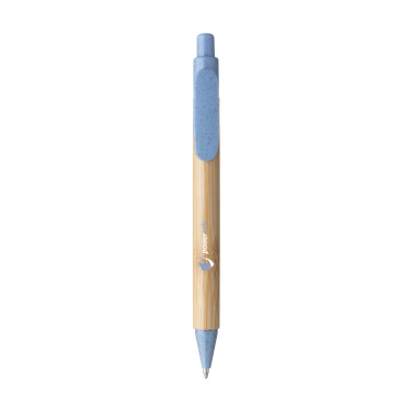 Logo trade liikelahjat tuotekuva: Bamboo Wheat Pen vehnäolki kuulakärkikynä