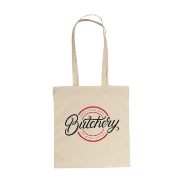 Logo trade mainoslahja kuva: ShoppyBag (100 g/m²) pitkäkahvainen puuvillakassi