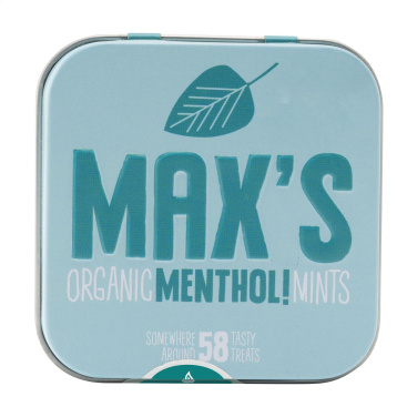 Logo trade liikelahjat tuotekuva: Max's Mints Organic Menthol Mints